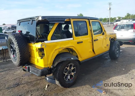 2021 Jeep Wrangler Unlimited Rubicon 4X4 z USA, uszkodzony, nr VIN 1C4JJXFM0MW520156
